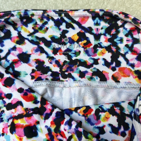 Athleta multi colored stretch legging capris - Picture 4 of 6